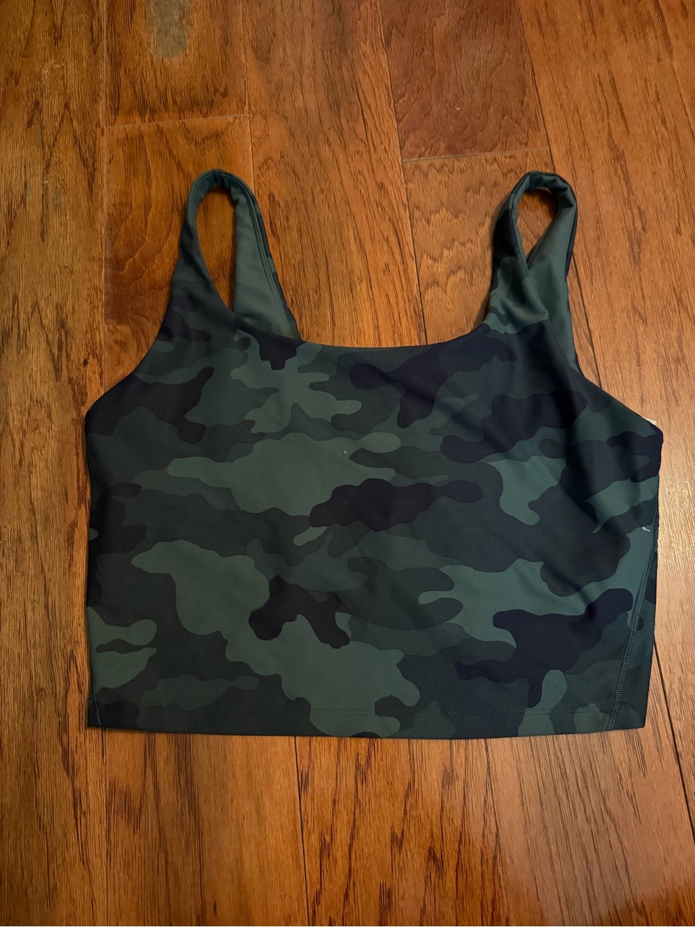 Old Navy Olive Green Camo Sports Bra Top